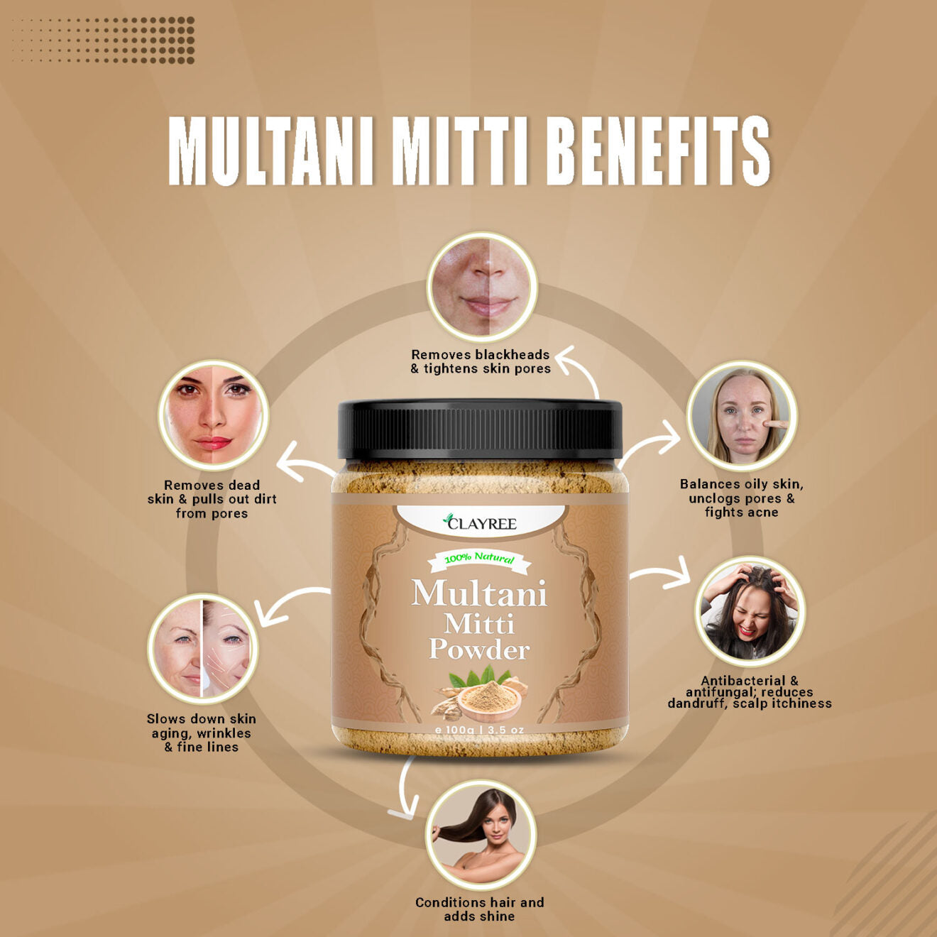 Summer Glow up Sale Multani Mitti + Beetroot Powder