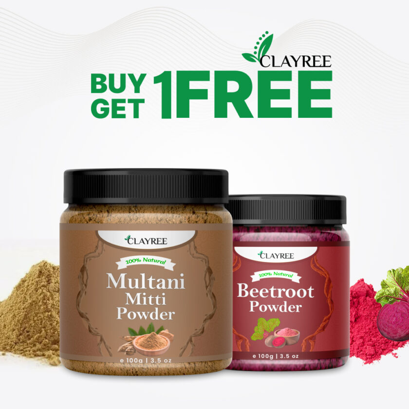 Summer Glow up Sale Multani Mitti + Beetroot Powder - Image 2